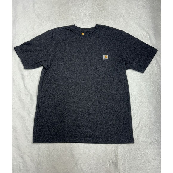 Carhartt Men's Size Large Original Fit Gray Pocket T-Shirt K87 CRH Workwear - Picture 1 of 5
